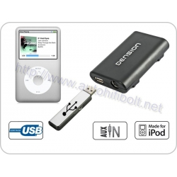Dension Gateway Lite 3 USB, iPod adapter AUDI (mini iso csatlakozás) 